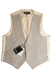 BLACKTIE Brown "Brodie" Tweed Vest
