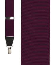 Cardi Burgundy Grosgraine Suspenders