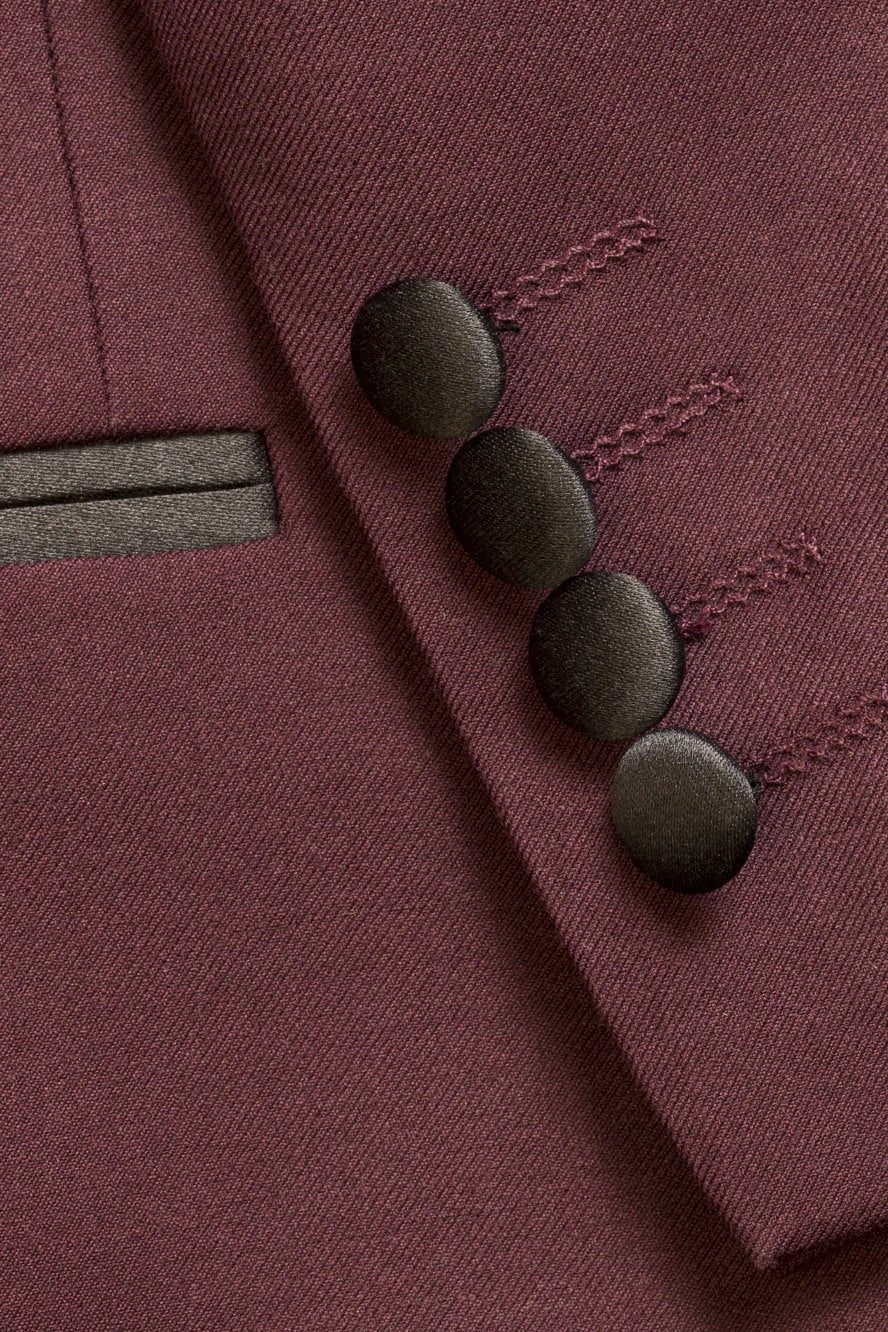 BLACKTIE "Milan" Burgundy Tuxedo Jacket