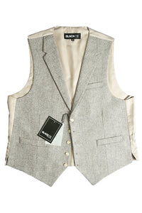 BLACKTIE Brown "Camdyn" Tweed Vest