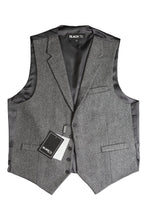 BLACKTIE Charcoal "Camdyn" Tweed Vest