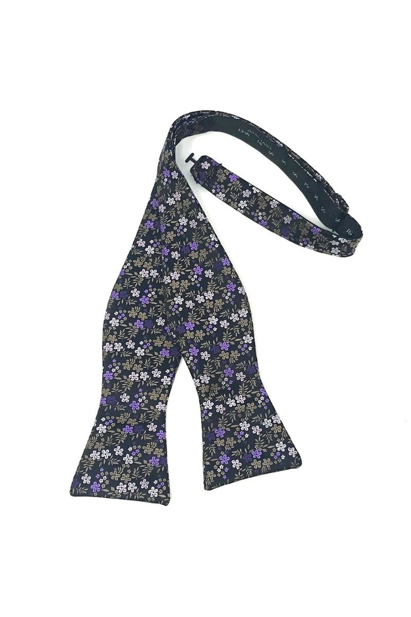 Lavender Enchantment Bow Tie - self-tie style, front view