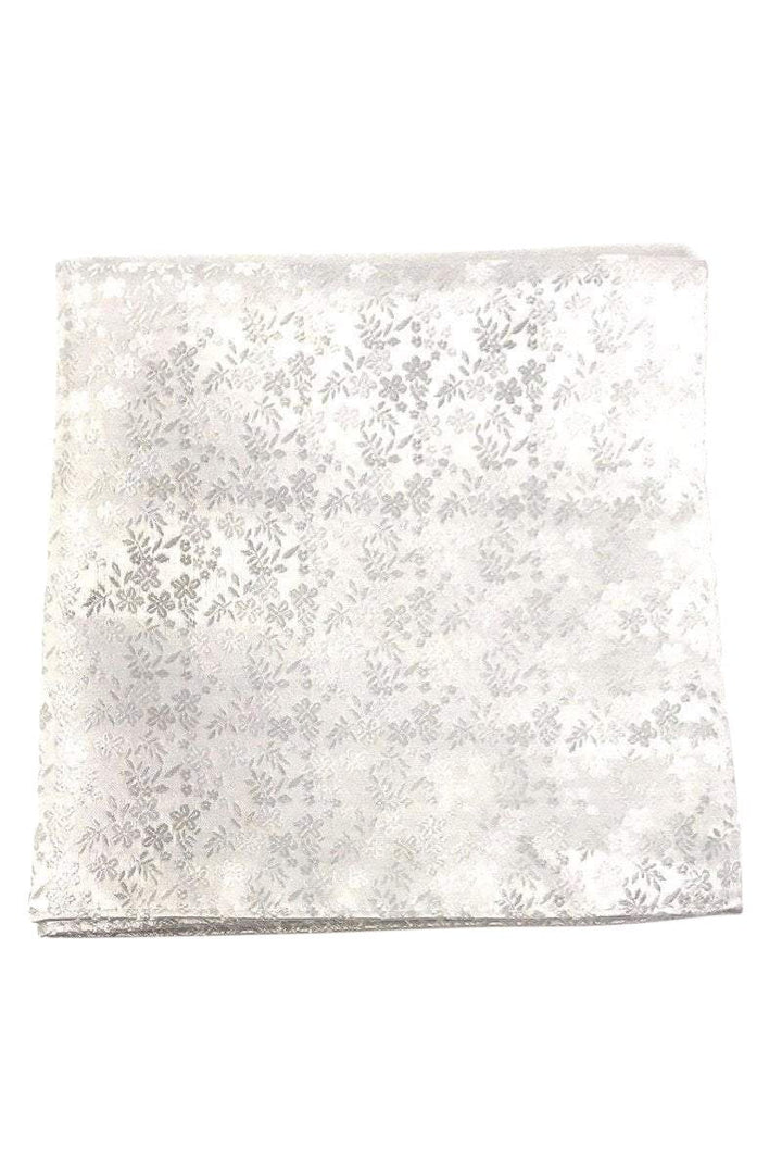 Cardi White Enchantment Pocket Square