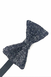 Cardi Graphite Laurent Bow Tie