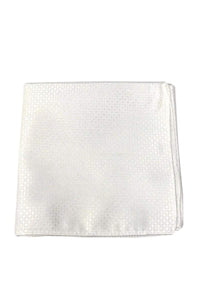 Cardi White Regal Pocket Square