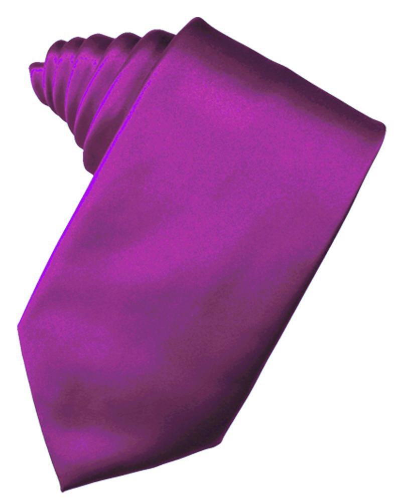 Cardi Cassis Luxury Satin Necktie