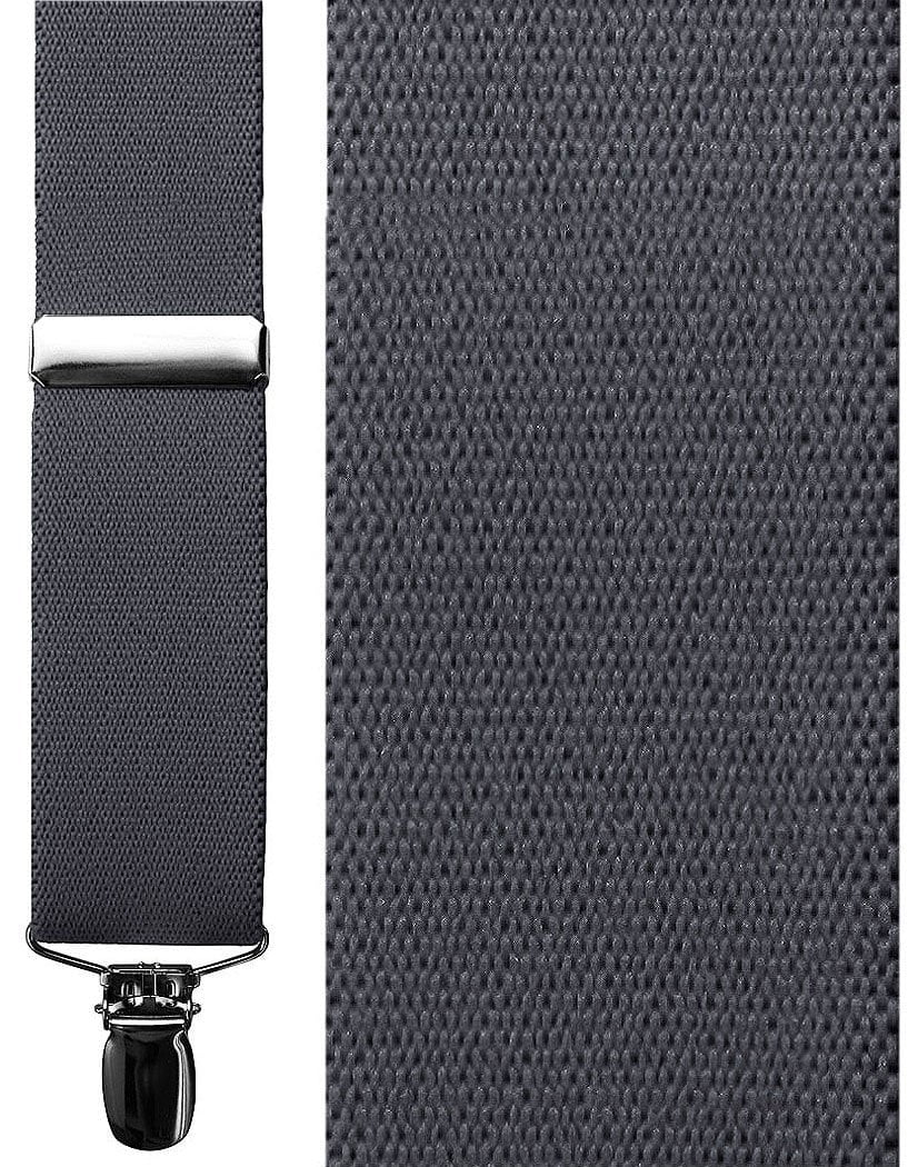 Cardi Grey Solid Suspenders