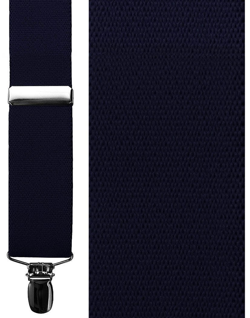 Cardi Navy Solid Suspenders