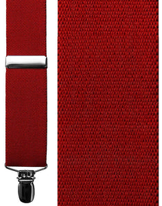 Cardi Red Solid Suspenders