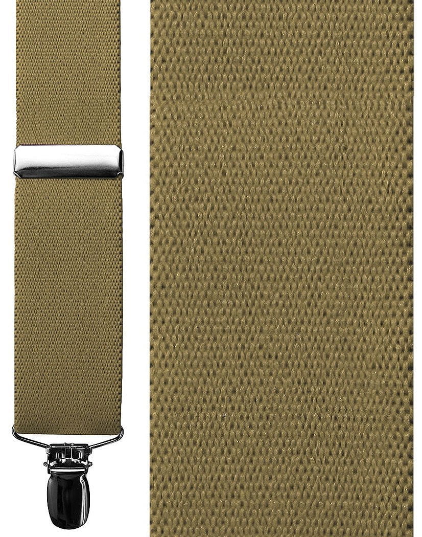 Cardi Tan Solid Suspenders
