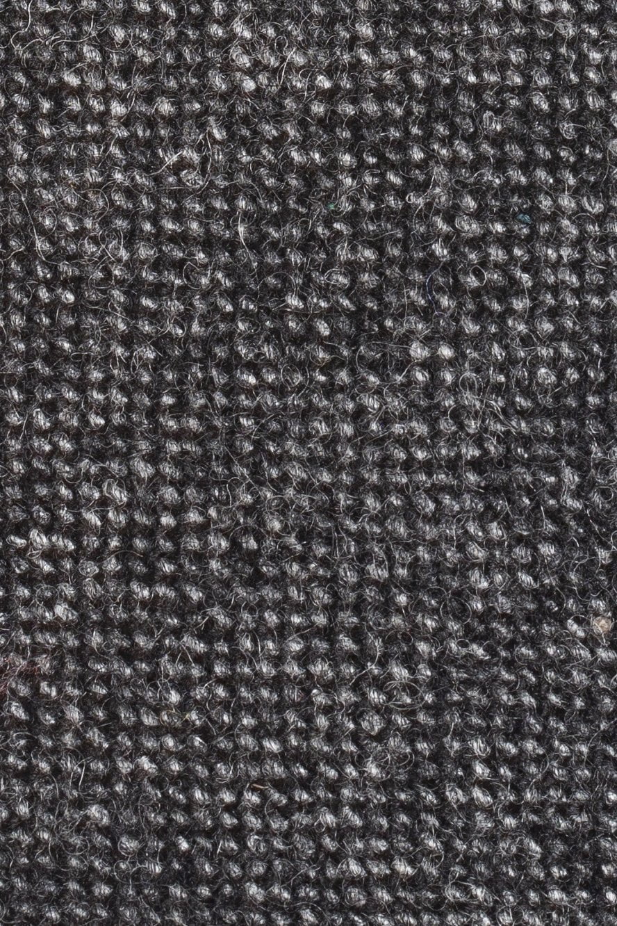 Charcoal Tweed Bow Tie - fabric swatch detail