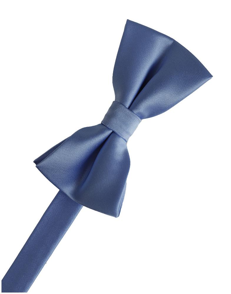Cornflower Solid Twill Kids Necktie