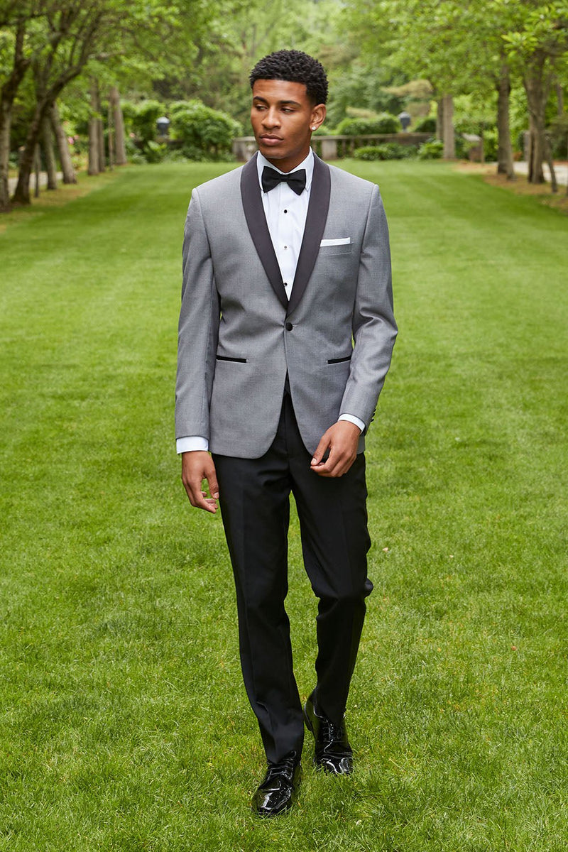 Couture 1910 Arlo Grey Tuxedo Jacket (Separates) 40L Slim
