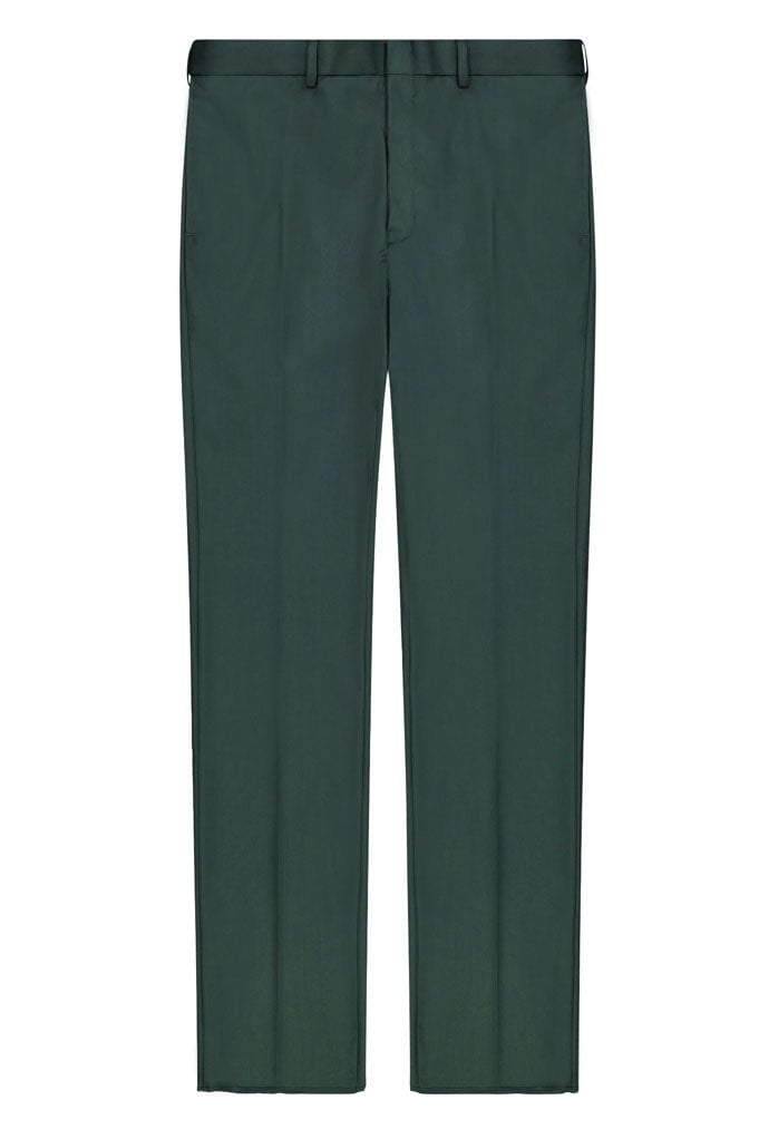 Monte Green Plain Front Pants Monte Green Plain Front Pants