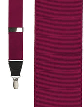 Cardi Cranberry Grosgraine Suspenders