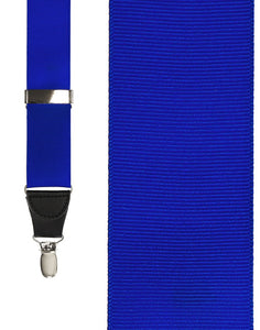 Cardi Electric Blue Grosgraine Suspenders