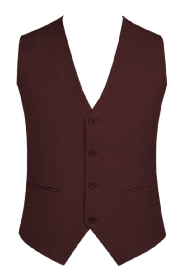 Couture 1910 Burgundy "Embassy" Vest
