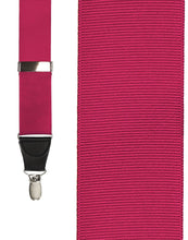 Cardi Fuchsia Grosgraine Suspenders