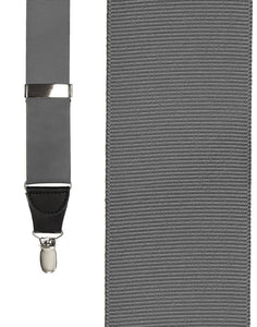 Cardi Grey Grosgraine Suspenders