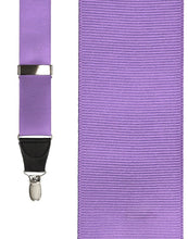 Cardi Light Purple Grosgraine Suspenders