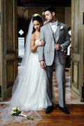 BLACKTIE "Madison" Heather Grey Suit Jacket