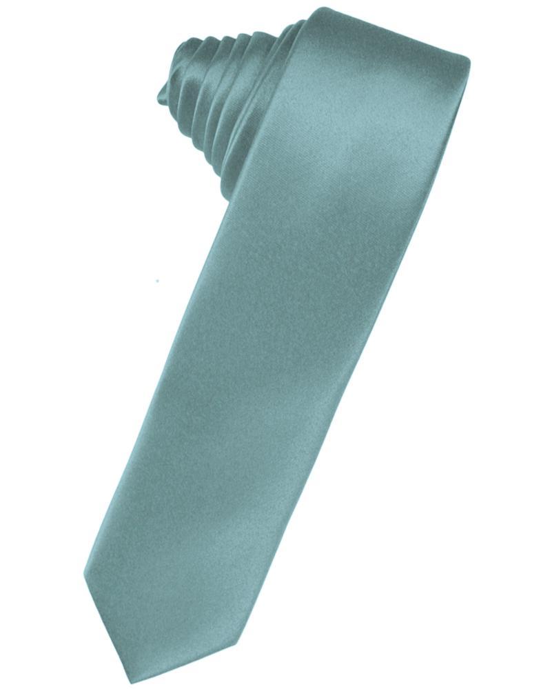 Cardi Mist Luxury Satin Skinny Necktie