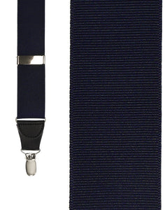 Cardi Navy Grosgraine Suspenders
