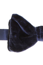 Larr Brio "Luxor" Navy Velvet Bow Tie