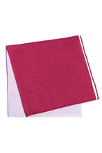 Cristoforo Cardi Purple Silk & Cotton Blend Quad Pocket Square