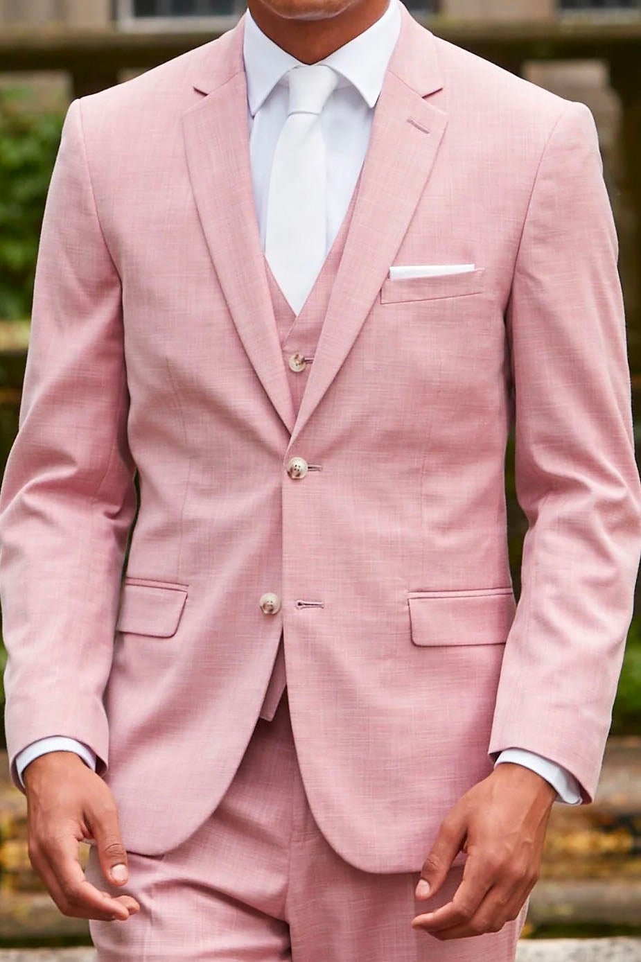 Couture 1910 Rose Sharkskin Vest