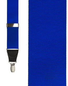 Cardi Royal Blue Grosgraine Suspenders
