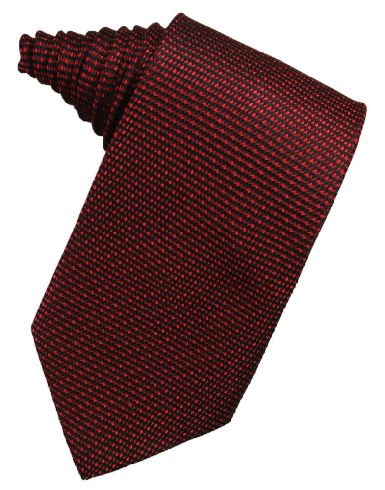 Cristoforo Cardi Wine Silk Weave Necktie