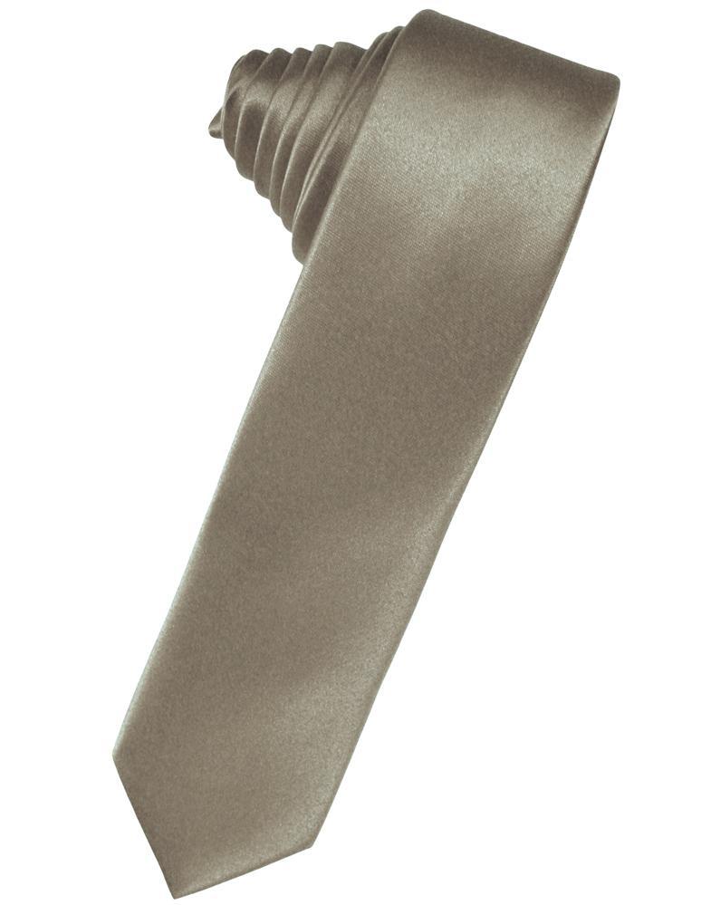 Cardi Stone Luxury Satin Skinny Necktie
