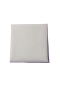 Cristoforo Cardi White Cotton with Lavender Border Pocket Square