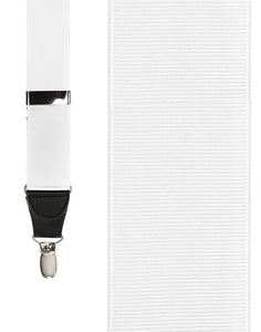 Cardi White Grosgraine Suspenders
