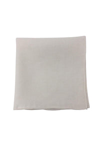 Cristoforo Cardi White Linen Pocket Square