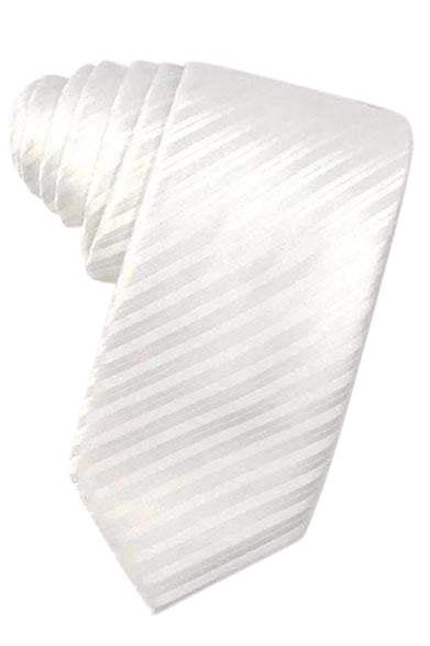 Cardi White Newton Stripe Necktie