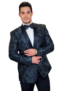 Xander Xiao "Havana" Black Tuxedo Jacket